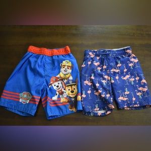 2 boys size 4t swim suits.
